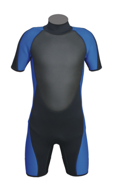 ADS015 Manufactured short-sleeved wetsuit style Custom-made one-piece wetsuit style 3MM Design wetsuit style Wetsuit workshop side view